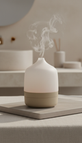 Difusor de aroma em vidro fosco